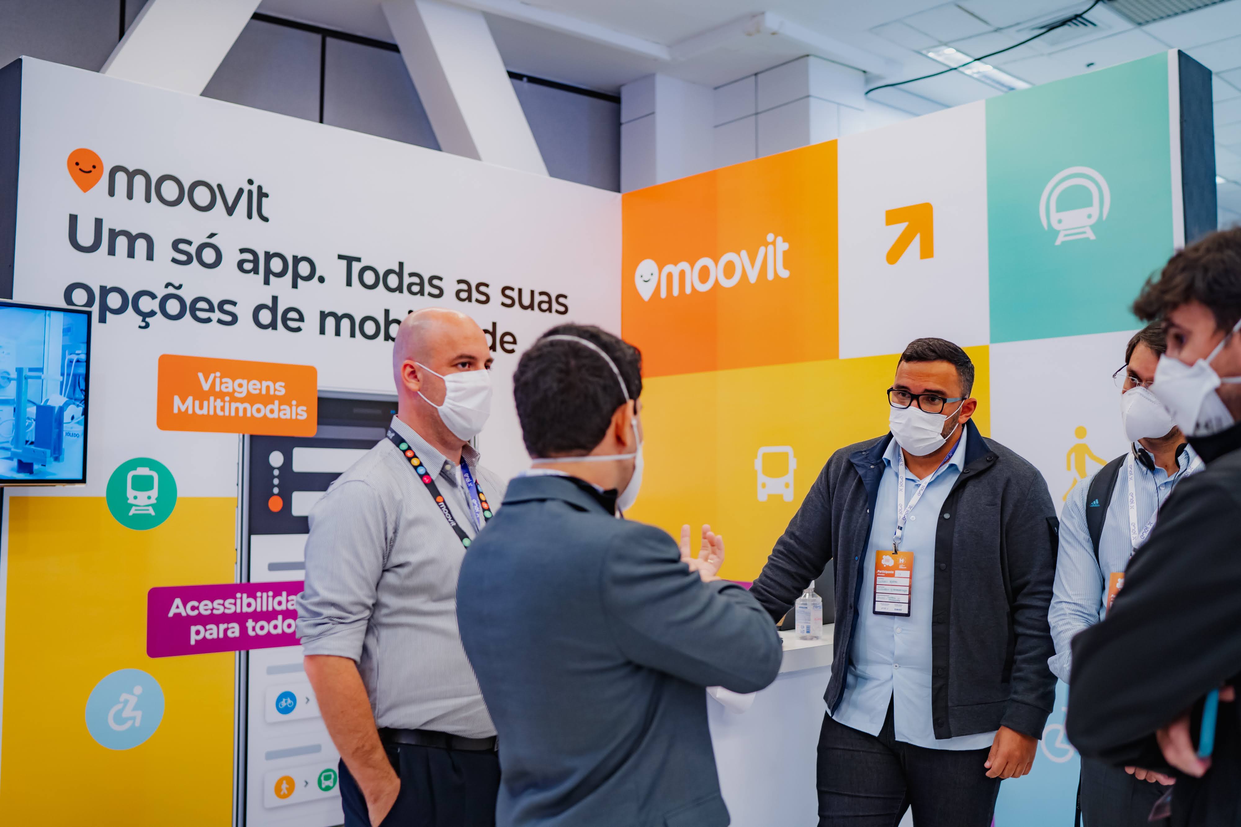 Stand no Moovit no Connected Smart Cities